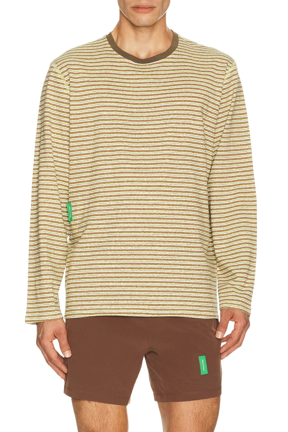 District Vision Long Sleeve Stripe Tee