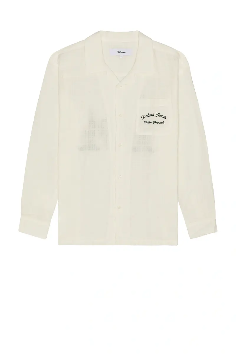 Palmes Western Camp Collar Shirt | Thumbnail 4 Palmes Western Camp Collar Shirt | Thumbnail 4