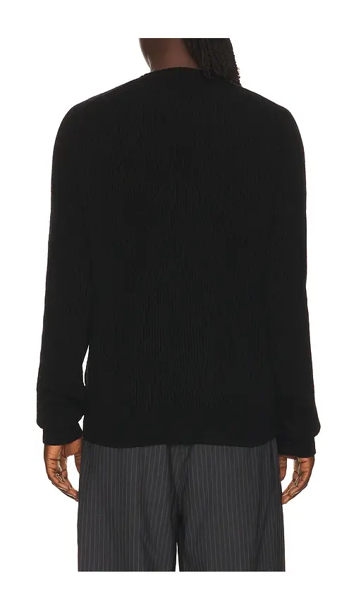 SCHOTT Ribbed Wool Crewneck Sweater | Thumbnail 2