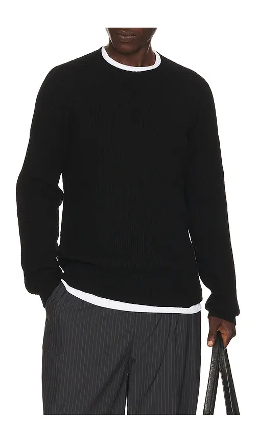 Ribbed Wool Crewneck Sweater Ribbed Wool Crewneck Sweater