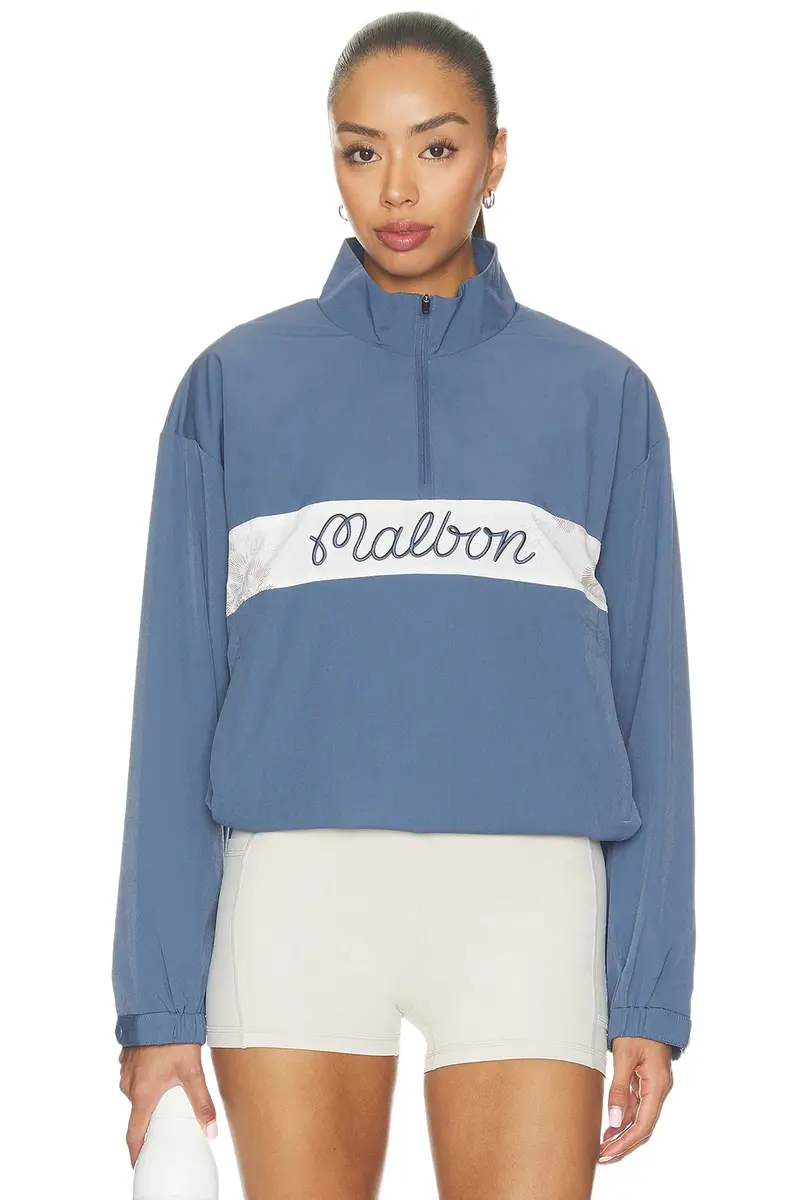 Malbon Crosscourt Blossom Windbreaker Jacket