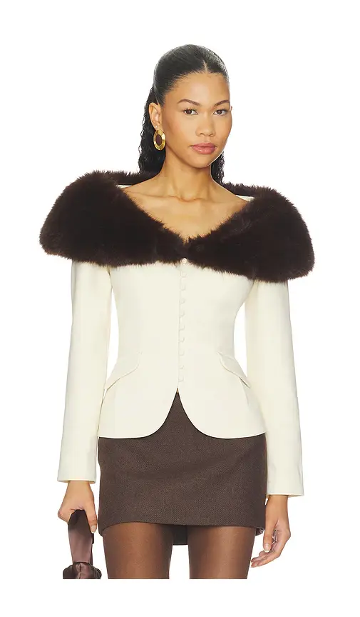 LPA Elmira Faux Fur Jacket | Thumbnail 2 LPA Elmira Faux Fur Jacket | Thumbnail 2