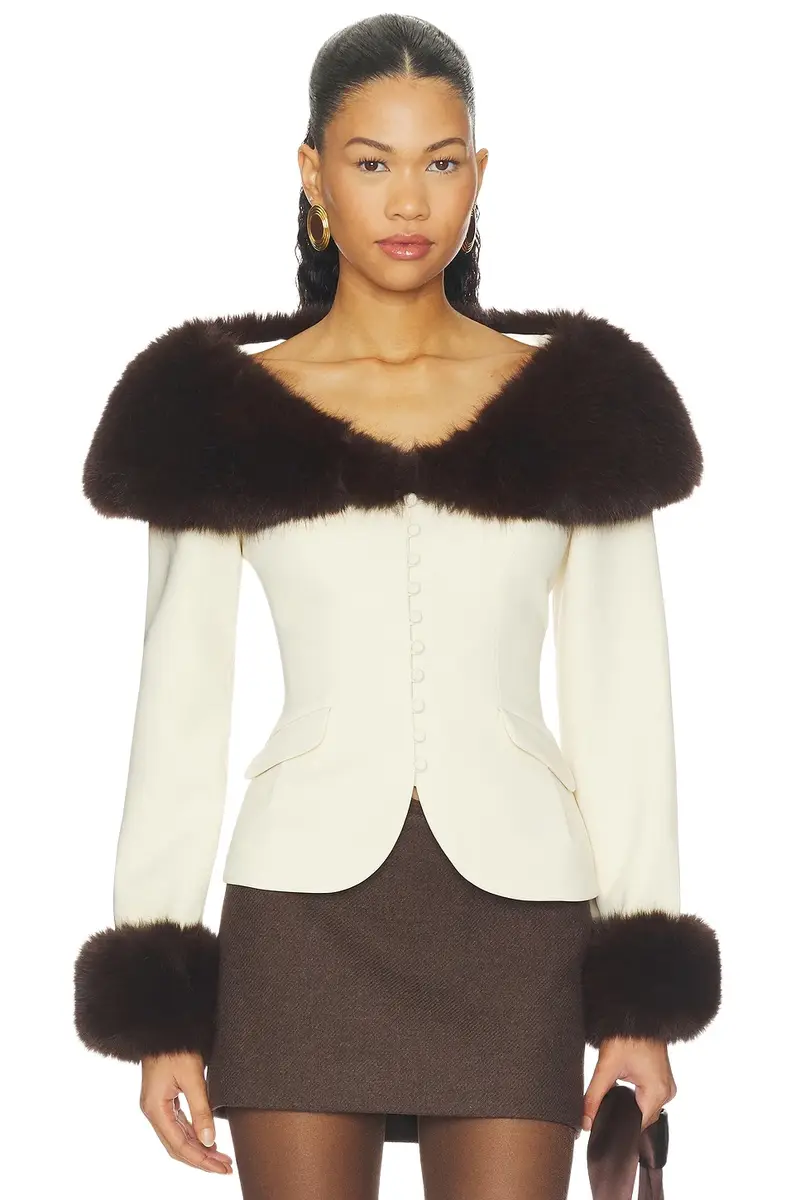 Elmira Faux Fur Jacket Elmira Faux Fur Jacket