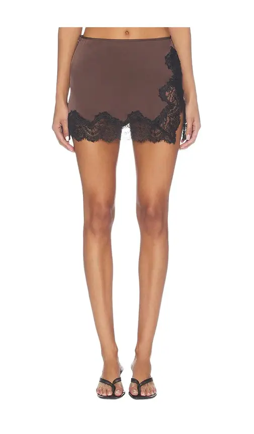 Claude Satin Mini Skirt Claude Satin Mini Skirt