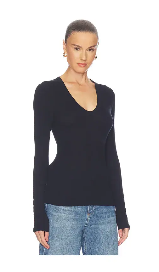 ENZA COSTA Silk Rib Essential U Tee | Thumbnail 2 ENZA COSTA Silk Rib Essential U Tee | Thumbnail 2