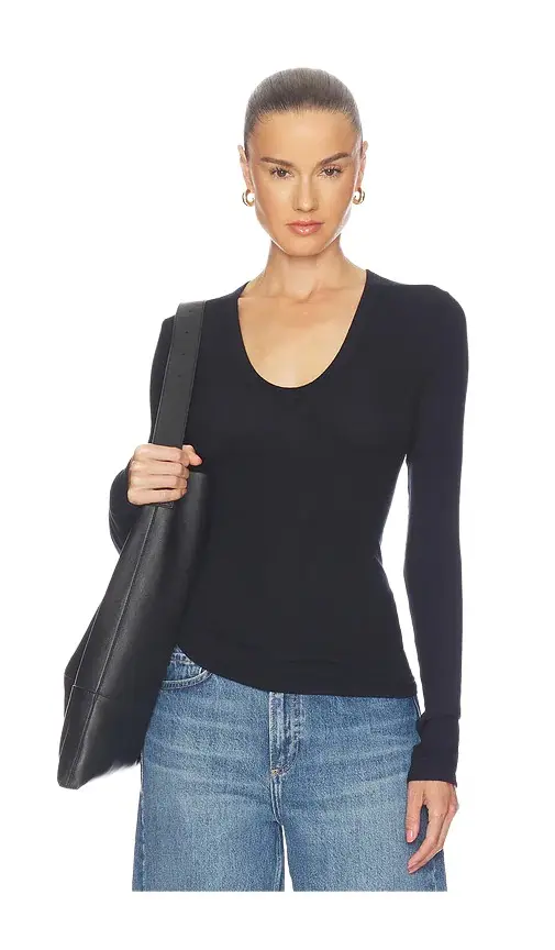 Silk Rib Essential U Tee Silk Rib Essential U Tee