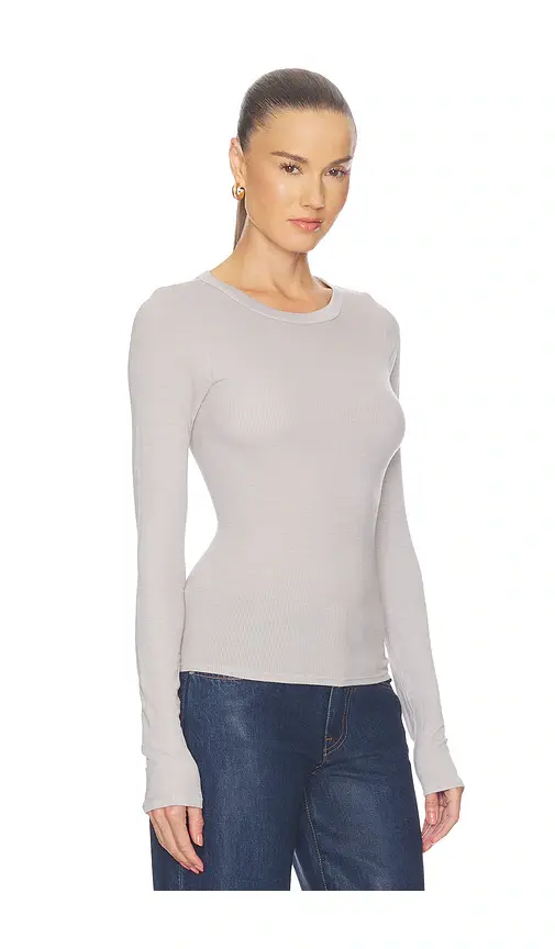 ENZA COSTA Silk Rib Essential Crew | Thumbnail 2