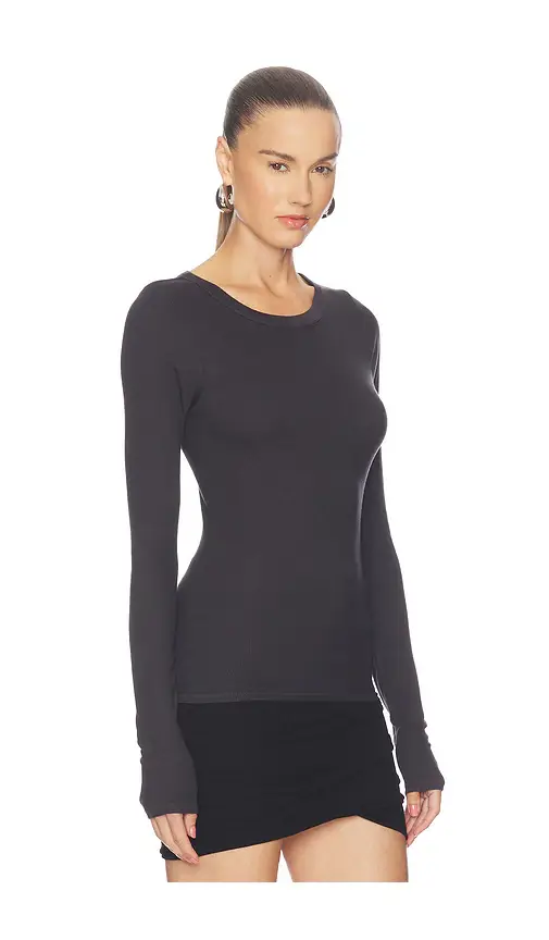 ENZA COSTA Silk Rib Essential Crew | Thumbnail 2 ENZA COSTA Silk Rib Essential Crew | Thumbnail 2