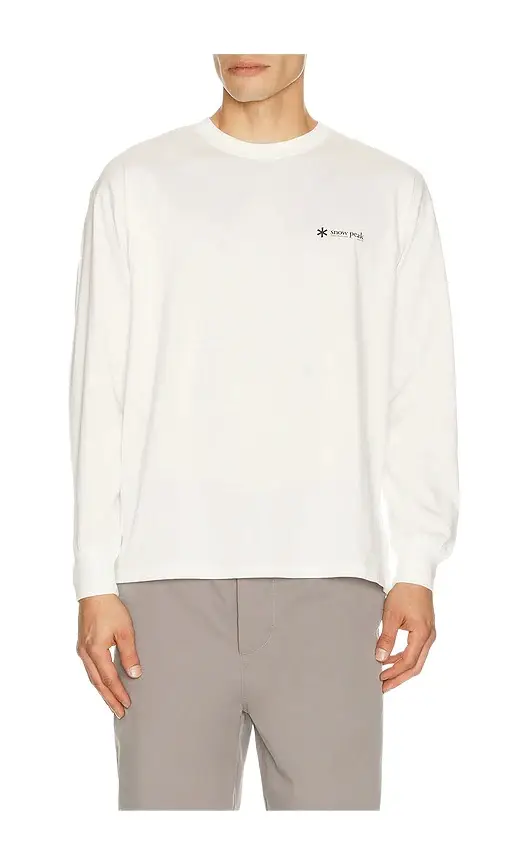 Snow Peak Soft Cotton Relaxed Logo L/S T-Shirt