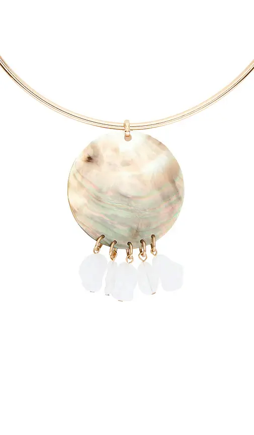8 Other Reasons Iridescent Circle Pendant Choker | Thumbnail 2