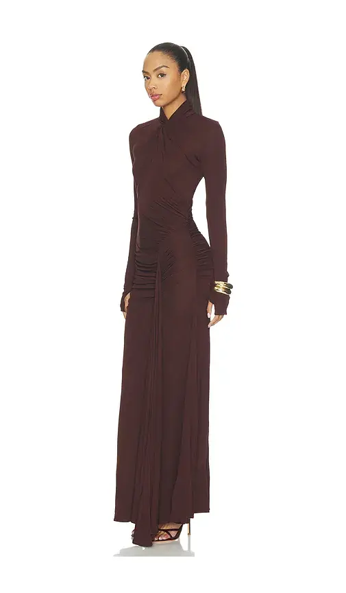 Misha Twist Jersey Longsleeve Dress | Thumbnail 2 Misha Twist Jersey Longsleeve Dress | Thumbnail 2