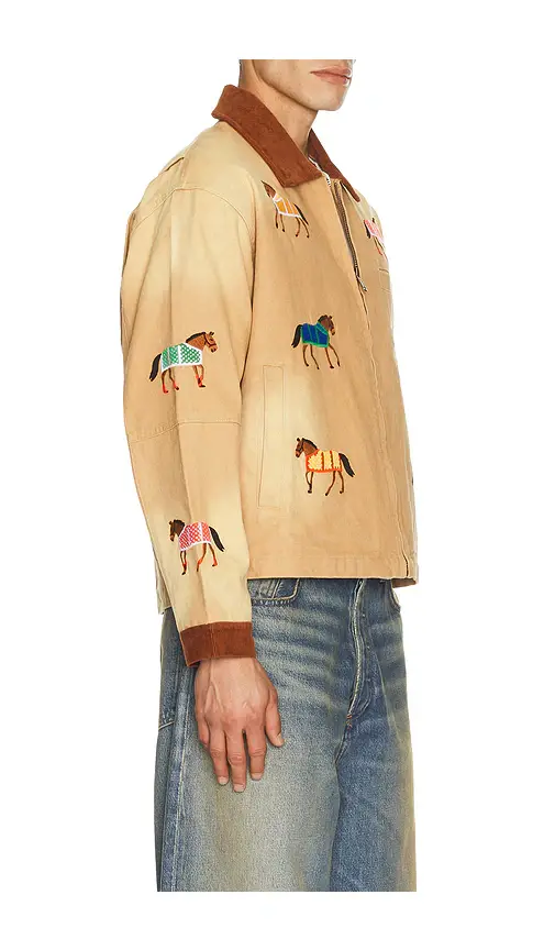 Found Lariat Horse Embroidered Work Jacket | Thumbnail 2