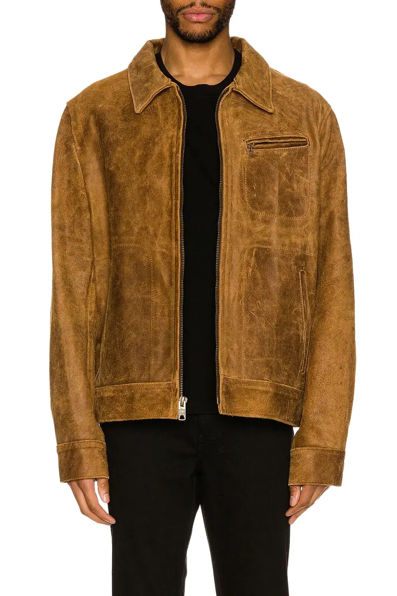 SCHOTT Duke Unlined Rough Suede Jacket