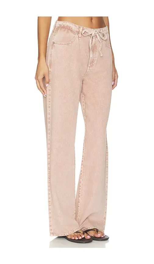 rag & bone Phoebe Drawstring Wide Jeans | Thumbnail 2 rag & bone Phoebe Drawstring Wide Jeans | Thumbnail 2