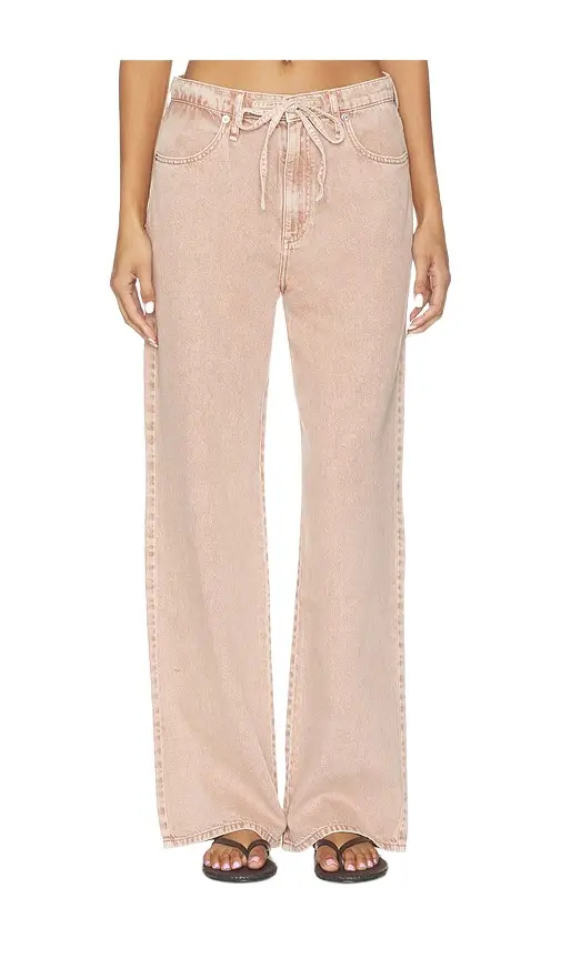 Phoebe Drawstring Wide Jeans Phoebe Drawstring Wide Jeans