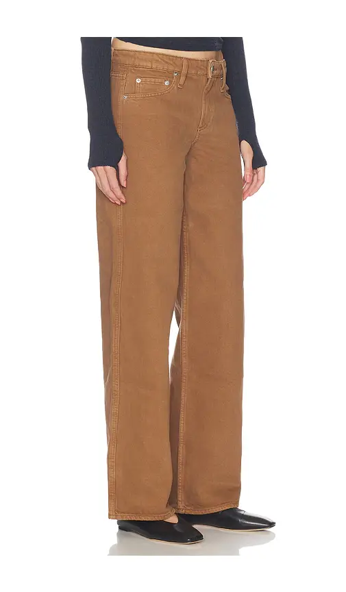 rag & bone Cam Low Rise Full Length Straight Jeans | Thumbnail 2 rag & bone Cam Low Rise Full Length Straight Jeans | Thumbnail 2