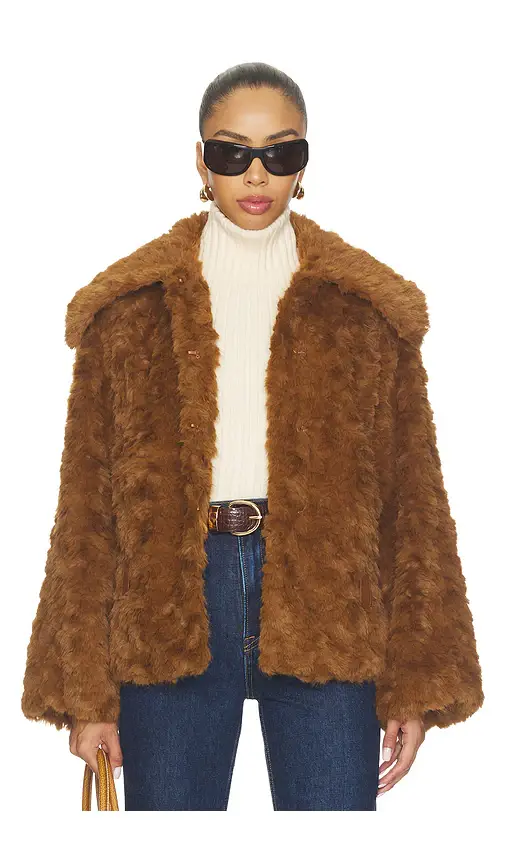 4th & Reckless Etienne Faux Fur Jacket | Thumbnail 2 4th & Reckless Etienne Faux Fur Jacket | Thumbnail 2