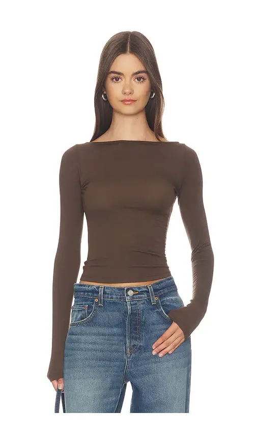 GRLFRND x Sophia Kelly Open-back Long Sleeve Tee | Thumbnail 2