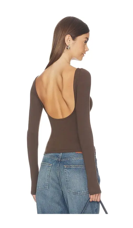 GRLFRND x Sophia Kelly Open-back Long Sleeve Tee
