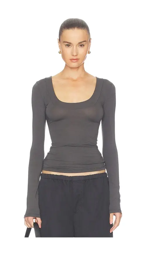 x Sophia Kelly Scoop Neck Long Sleeve Tee