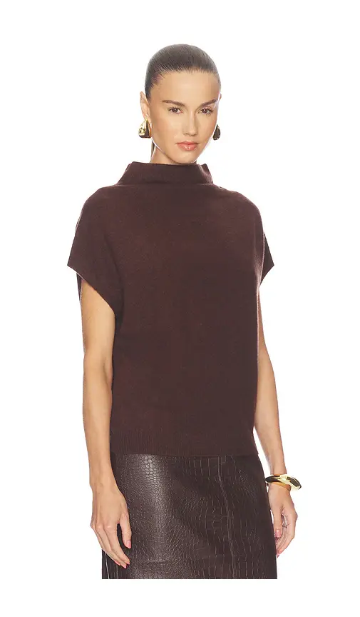 BROCHU WALKER Morten Funnel Neck Cashmere Top | Thumbnail 2 BROCHU WALKER Morten Funnel Neck Cashmere Top | Thumbnail 2