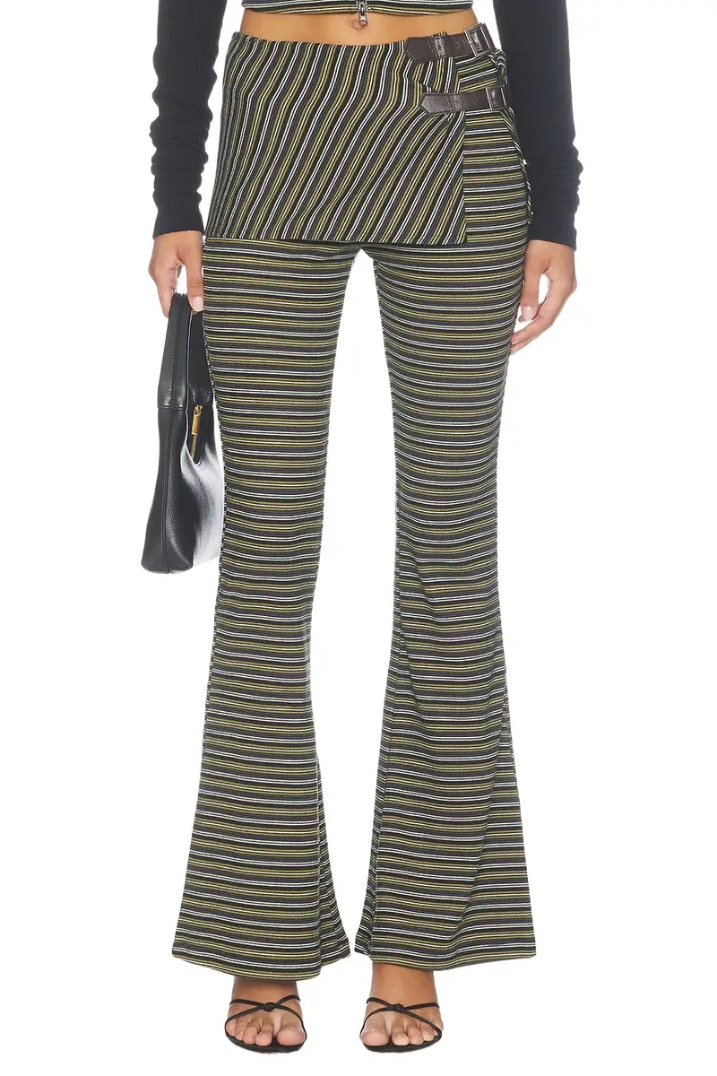 Olive Grove Stripe Fleece Pant Olive Grove Stripe Fleece Pant