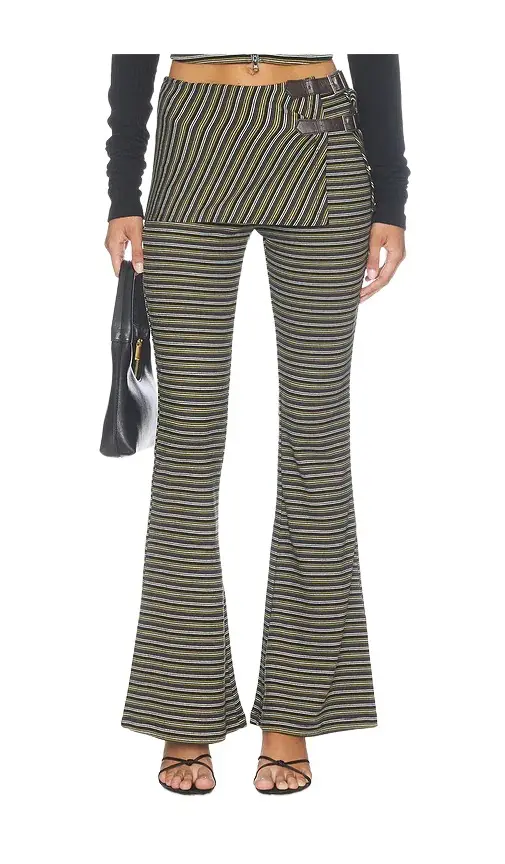 Olive Grove Stripe Fleece Pant Olive Grove Stripe Fleece Pant