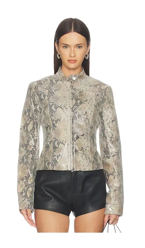 x Sophia Kelly Amari Leather Moto x Sophia Kelly Amari Leather Moto
