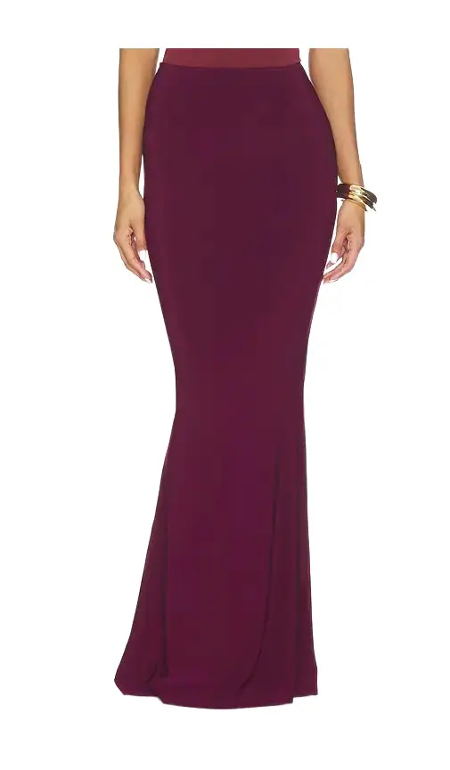 Norma Kamali Obie Long Skirt