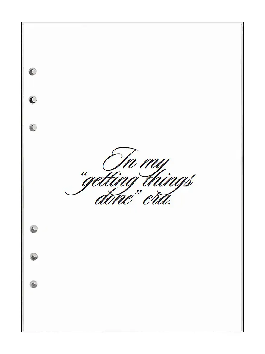 STIL Get It Done Planner Insert 6 Ring