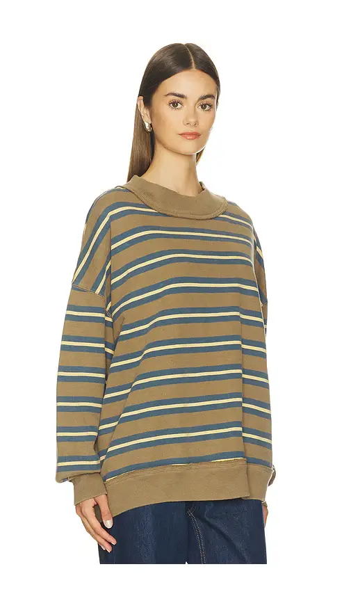 Free People Palm Springs Striped Pullover | Thumbnail 2 Free People Palm Springs Striped Pullover | Thumbnail 2