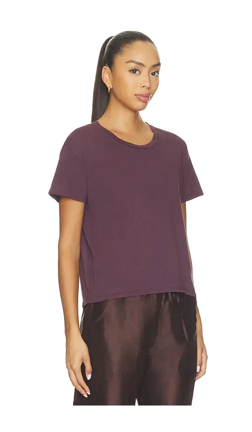 perfectwhitetee Harley Cotton Short Sleeve Boxy Crew Tee | Thumbnail 2
