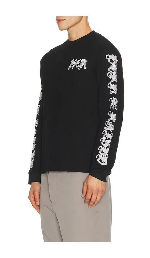 Born x Raised Gothic Embroidered Waffle Thermal | Thumbnail 2 Born x Raised Gothic Embroidered Waffle Thermal | Thumbnail 2