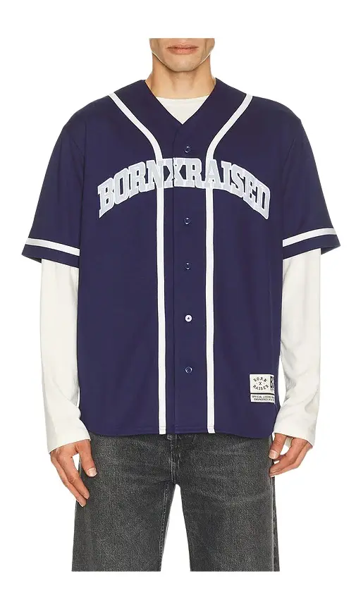 Born x Raised Bxr Sport Arch Baseball Jersey