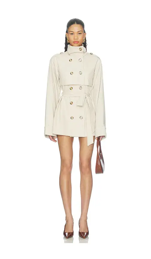 SNDYS Myka Funnel Neck Trench Dress | Thumbnail 2 SNDYS Myka Funnel Neck Trench Dress | Thumbnail 2