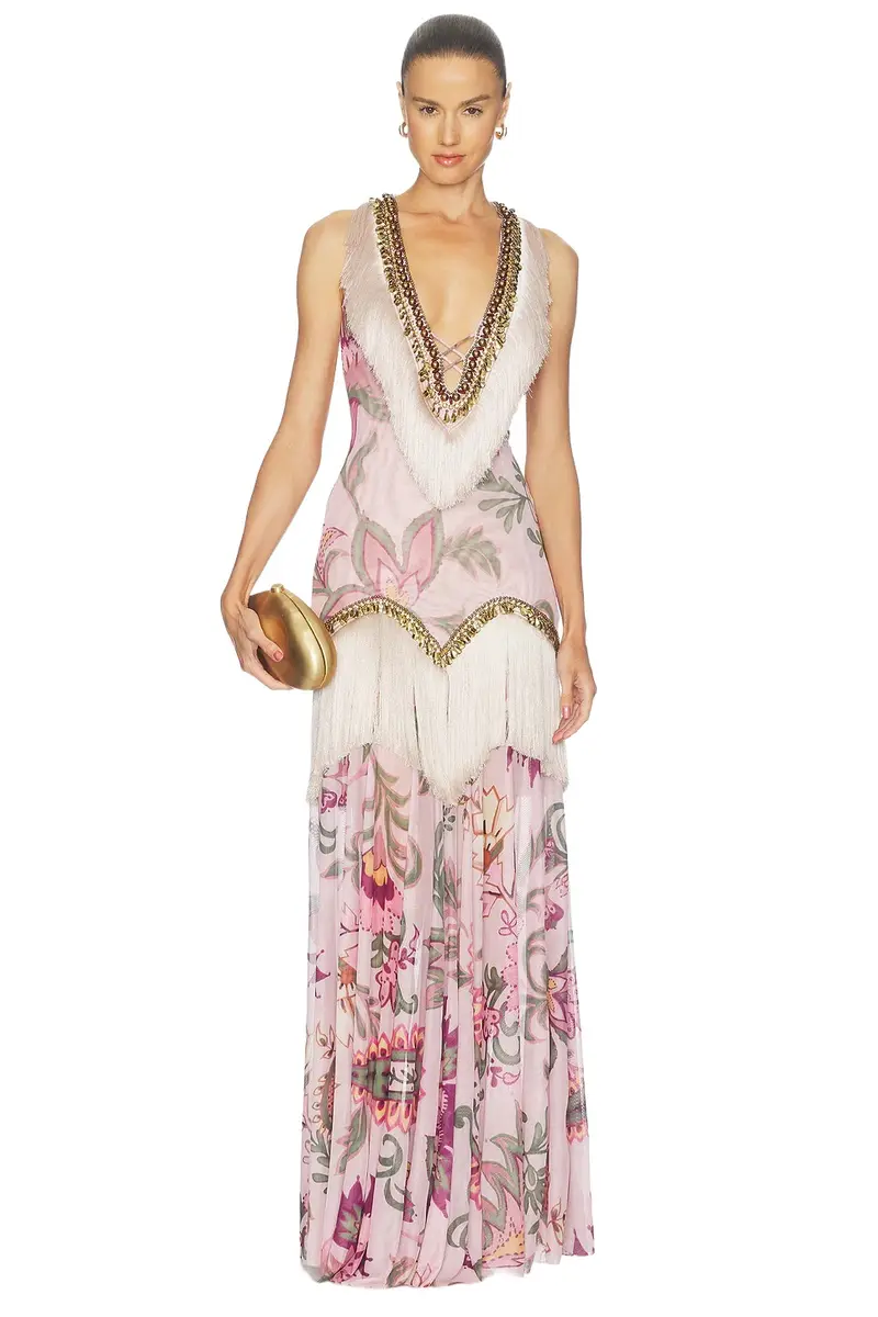 Boho Fringe Gown Boho Fringe Gown