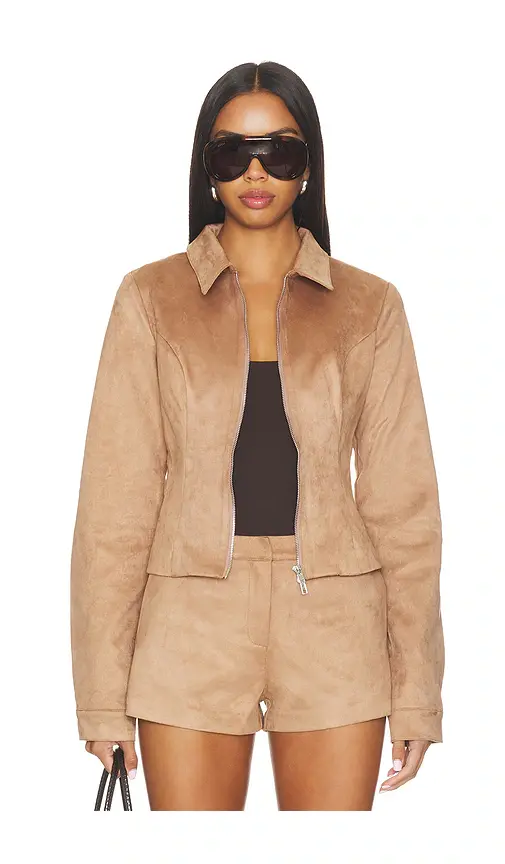SNDYS Archer Faux Suede Jacket | Thumbnail 2