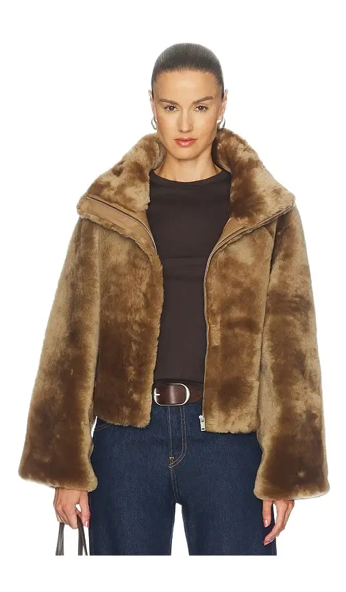 OW Collection Tuva Fur Jacket