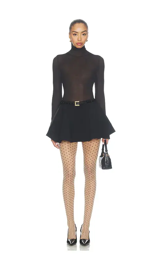 Wolford Dotted Garter Belt Tights | Thumbnail 2 Wolford Dotted Garter Belt Tights | Thumbnail 2