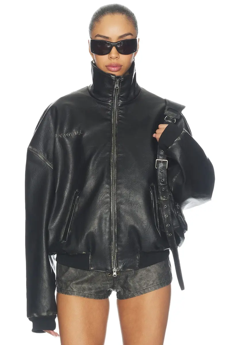 MARRKNULL Underarm Bag Leather Jacket
