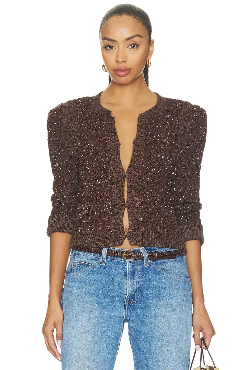 Thistle Sequined Cardigan Thistle Sequined Cardigan
