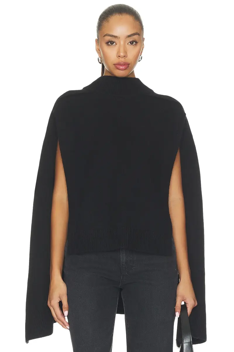 Source Unknown Noa Wool Cape Sweater