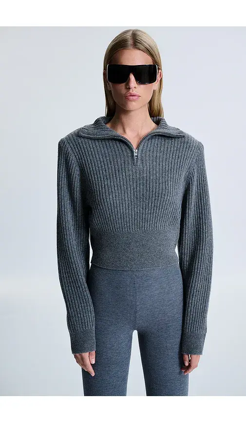 REVOLVE LOS ANGELES Polinna Rib Half Zip | Thumbnail 2