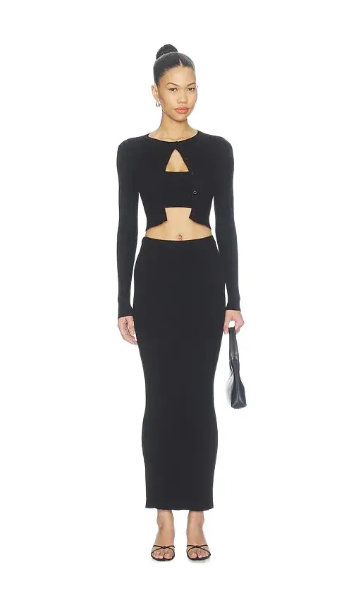 Jude Knit Maxi Skirt Set