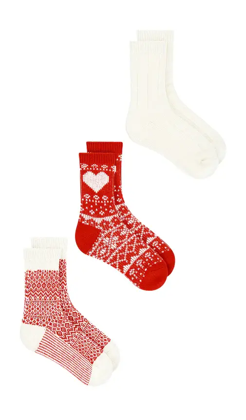 Free People Nordic Knit Sock Pack | Thumbnail 2 Free People Nordic Knit Sock Pack | Thumbnail 2