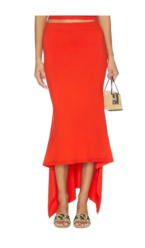Ribbed Knit Skirt