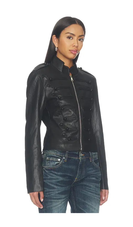 superdown Copen Faux Leather Jacket | Thumbnail 2 superdown Copen Faux Leather Jacket | Thumbnail 2