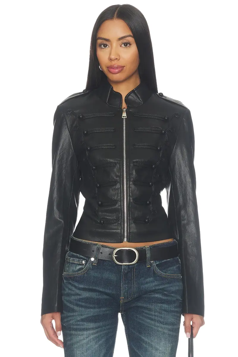 superdown Copen Faux Leather Jacket
