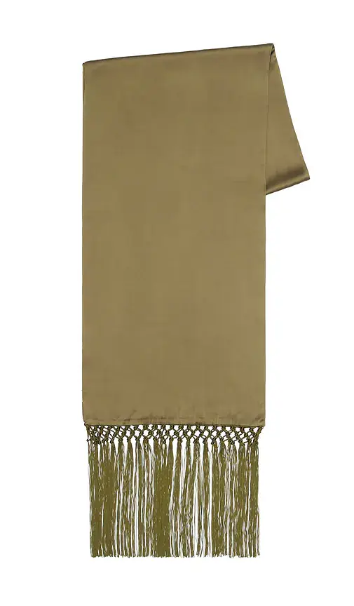 Helsa Satin Scarf Tie With Tassels | Thumbnail 2 Helsa Satin Scarf Tie With Tassels | Thumbnail 2