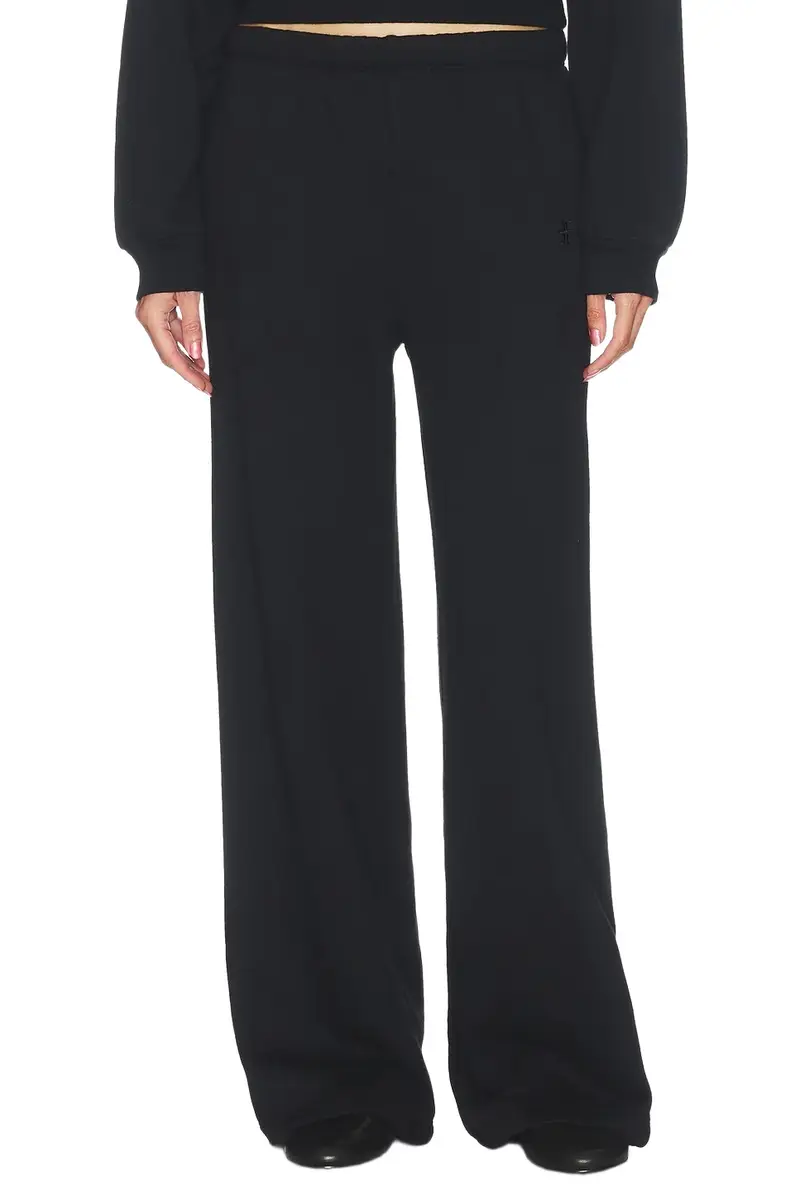 ÉTERNE French Terry Oversized Wide Leg Sweatpant
